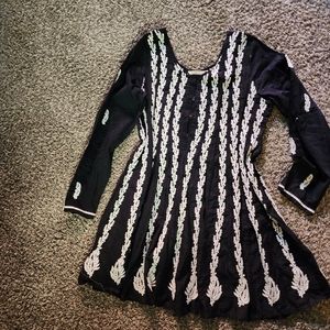 Soft Surroundings black & white dress size M